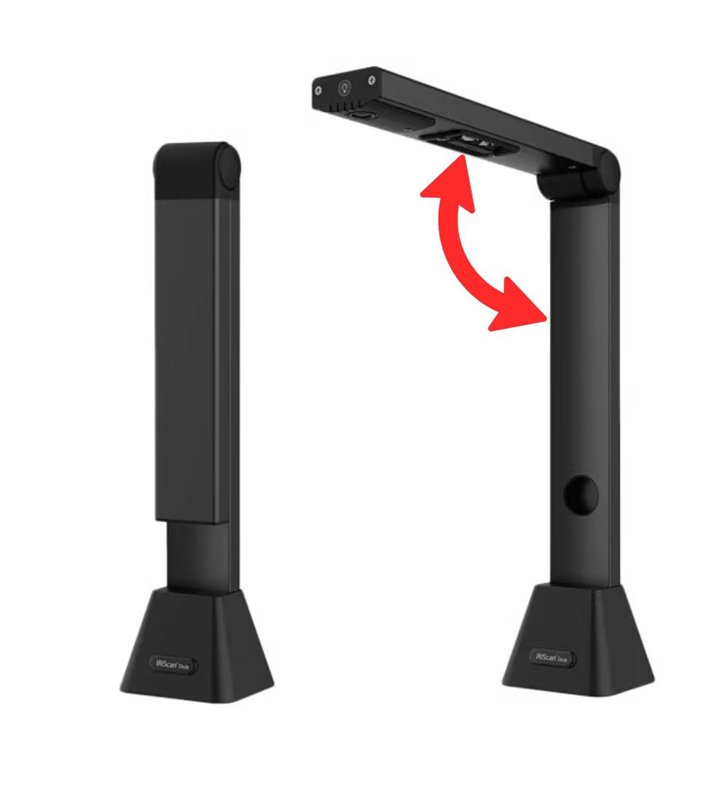 IRIS IRIScan Desk 5 Pro – Camera-Scanner Bureau Pliable A3 12 Mpx – 30 ppm Mode Video OCR