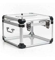 Urne Electorale Officielle VISO URNOF1200 – 1200 Bulletins Compteur PMMA 2 Cadenas